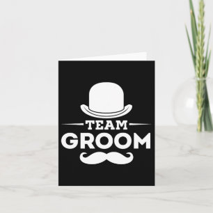 Team Groom Crew Party Squad Grooms Bachelor Kaart