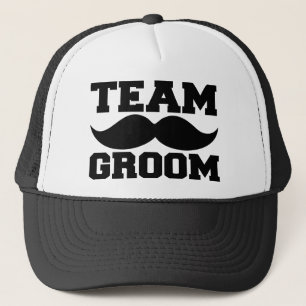 Team Groom grappig groomsmanenpet Trucker Pet