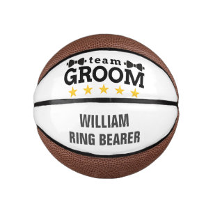 Team Groom   Groomsman   Bachelor   Zwart wit Basketbal