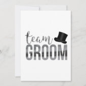 Team Groom Kaart (Voorkant)