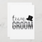 Team Groom Kaart (Voorkant / Achterkant)