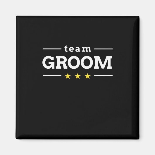 Team Groom Magneet (Voorkant)