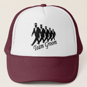 Team Groom (Mannen) Trucker Pet