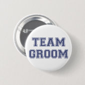 Team Groom Ronde Button 5,7 Cm (Voorkant /achterkant)