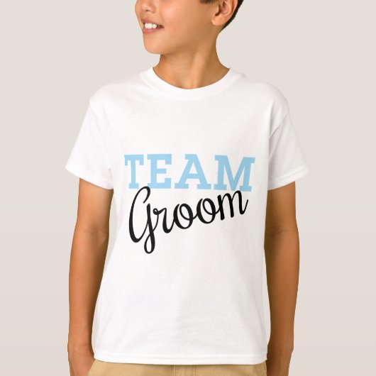 Team Groom script T-shirt (Voorkant)