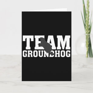 Team Groundhog Grappige Groundhog Day Tank Top Kaart