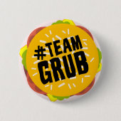 "#TEAM GRUB"-toets Ronde Button 5,7 Cm (Voorkant)
