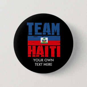 TEAM HAITI RONDE BUTTON 5,7 CM