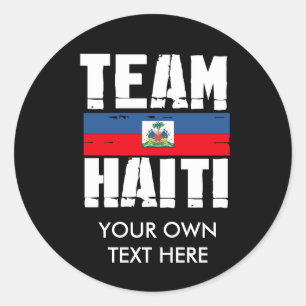 TEAM HAÏTI RONDE STICKER