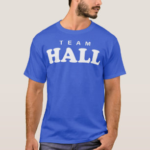Team Hall Gepersonaliseerde Achternaam Bruid Bruid T-shirt