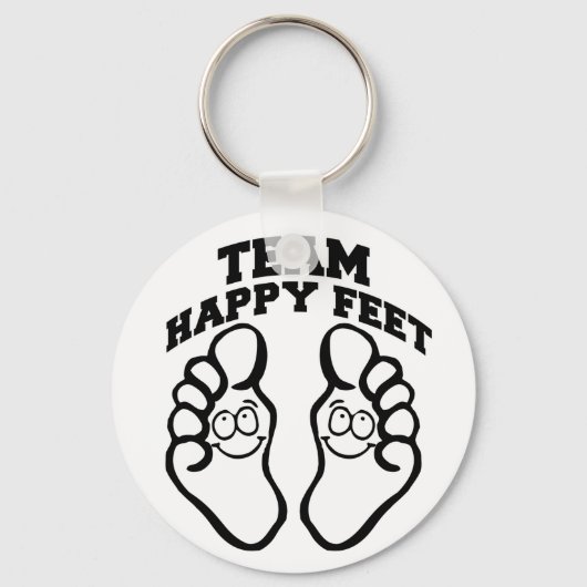 Team Happy Feet Sleutelhanger (Voorkant)