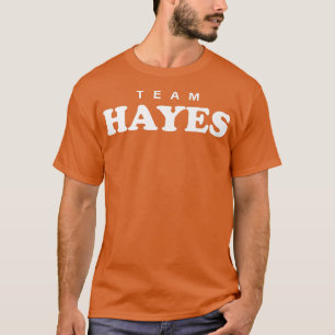 Team Hayes Persoonlijke familienaam Bride Groom T-shirt