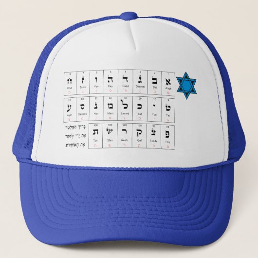 Team Hebreeuws. Trucker Pet (Voorkant)