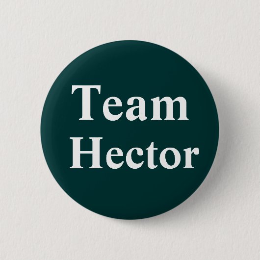 Team Hector Badge Ronde Button 5,7 Cm (Voorkant)
