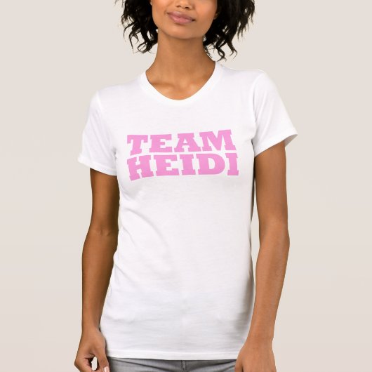 Team Heidi T-shirts & kleding (Voorkant)
