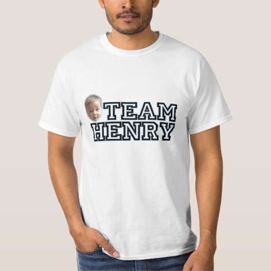 Team Henry. T-shirt (Voorkant)