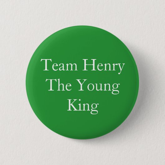 Team Henry the Young King Ronde Button 5,7 Cm (Voorkant)