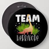 Team Herbivoor Brachiosaurus Dinosaur Toekomst Pal Ronde Button 6,0 Cm (Voorkant /achterkant)