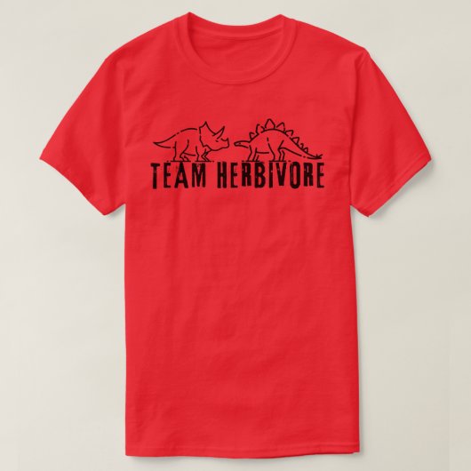 Team Herbivore 5 T-shirt (Design voorkant)