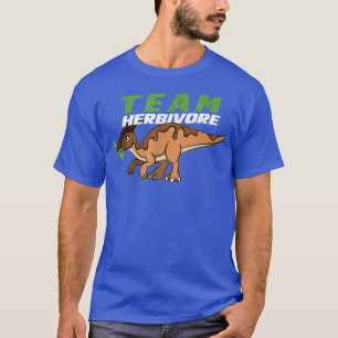 Team Herbivore Funny Dinosaur Vegan Vegetarian T-shirt