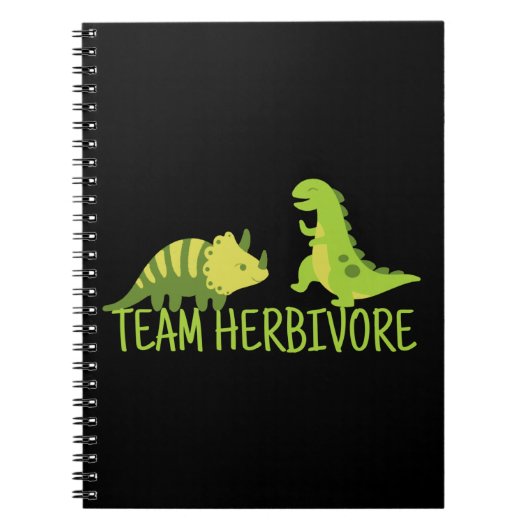 Team Herbivore Vegan Notitieboek (Voorkant)