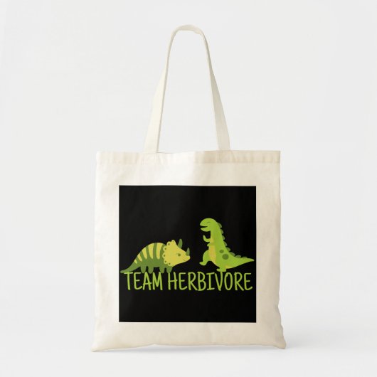 Team Herbivore Vegan Tote Bag (Voorkant)