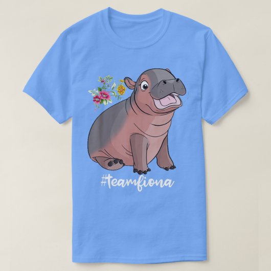 Team Hippo Fiona T-shirt (Design voorkant)