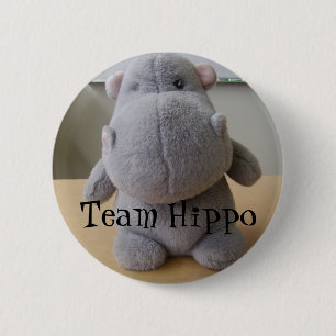 Team Hippo Ronde Button 5,7 Cm