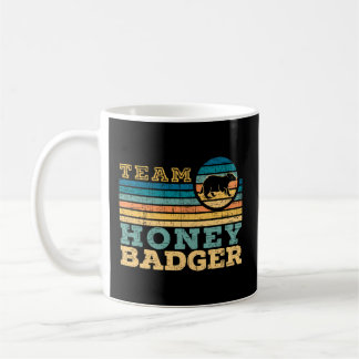 Team Honey Badger Fearless Animal Ratel Courage Koffiemok
