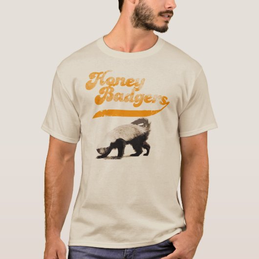 Team Honey Badger  T-shirt (Voorkant)