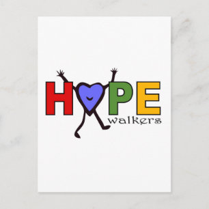 Team Hope Walkers for Walk Your A.S. Uit Briefkaart