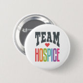 Team Hospice Squad Nurse Ronde Button 5,7 Cm (Voorkant /achterkant)