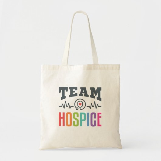 Team Hospice Zurse Social Worker Physician Manager Tote Bag (Voorkant)
