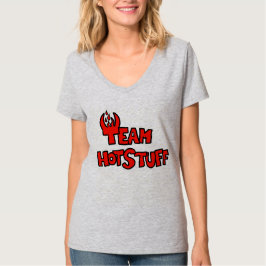 Team Hot Stuff Women's Football T-Shirt