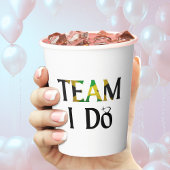 Team I Do Jamaicaanse Vlag Trouwfeest Jonggezellen Papieren Bekers