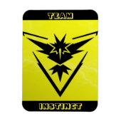 Team Instinct POGO Raid Car Magnet (Vertical)