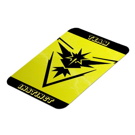 Team Instinct POGO Raid Car Magnet (Côté Gauche)