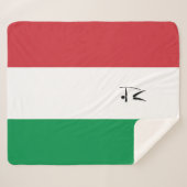 Team Italië Boogschieten Sherpa Deken (Voorkant (horizontaal))