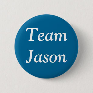 Team Jason badge Ronde Button 5,7 Cm