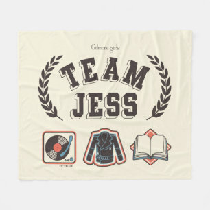 Team Jess Gilmore Girls Design Fleece Deken