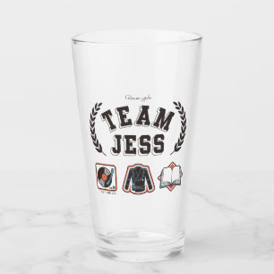 Team Jess Gilmore Girls Design Glas