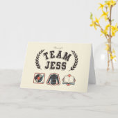 Team Jess Gilmore Girls Design Kaart (Gele Bloem)