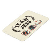 Team Jess Gilmore Girls Design Magneet (Linkerzijde)