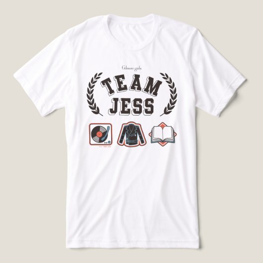 Team Jess Gilmore Girls Design Tri-Blend Shirt (Design voorkant)