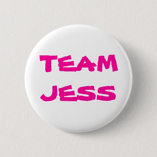 Team Jess Ronde Button 5,7 Cm (Voorkant)