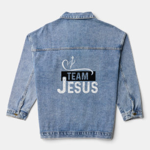 Team Jesus Black and White Typographie
