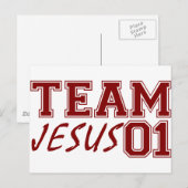 Team Jesus Briefkaart (Voorkant / Achterkant)
