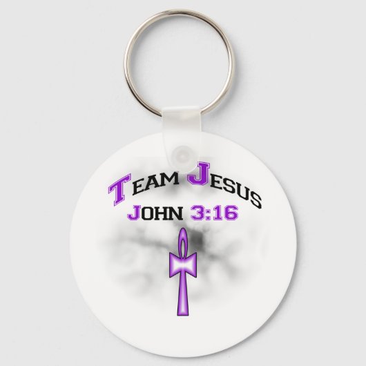Team Jesus Christelijk John 316 Sleutelhanger (Voorkant)