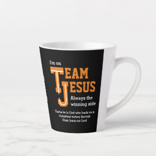TEAM JESUS Christelijk Monogram Latte Mok