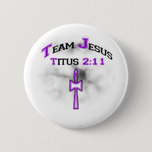 Team Jesus Christian Titus 211 Ronde Button 5,7 Cm